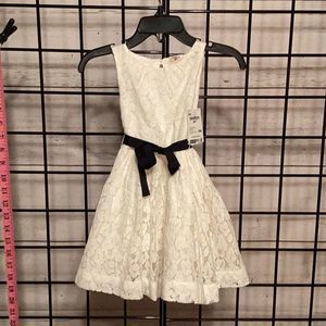 Oshkosh Formal Lace Dress for Toddlers with Tie Waist K2